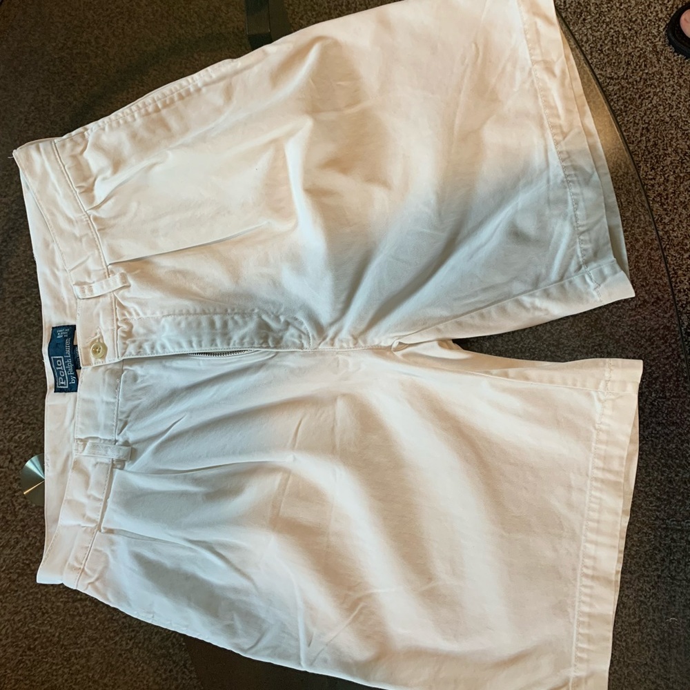 Ralph Lauren white khaki shorts size 34